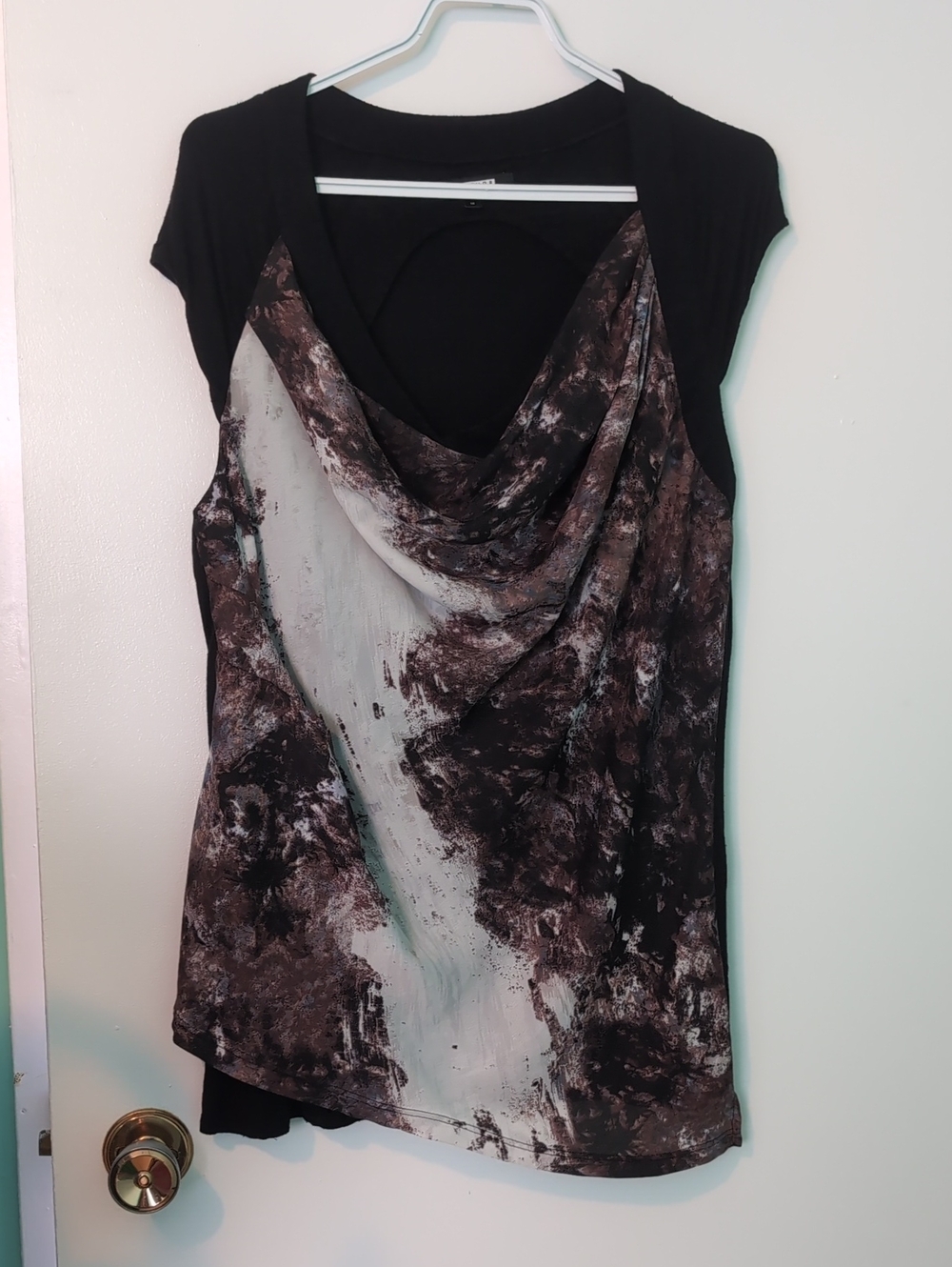 Attitude Jay Manuel Black & Earthy Tones Top